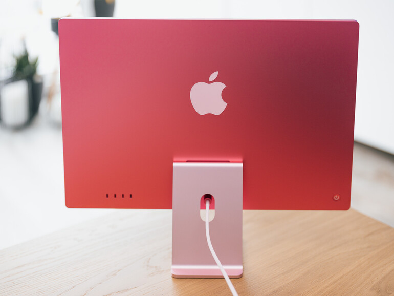 Im Idealfall genügt ein Kabel: Der iMac ist bewusst reduziert gestaltet.