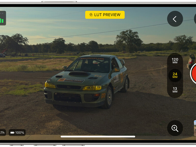 Die kostenfreie Kamera-App bietet jetzt unter anderem eine LUT-Vorschau, um Lichtstimmungen in Echtzeit in der Vorschau sehen zu können.