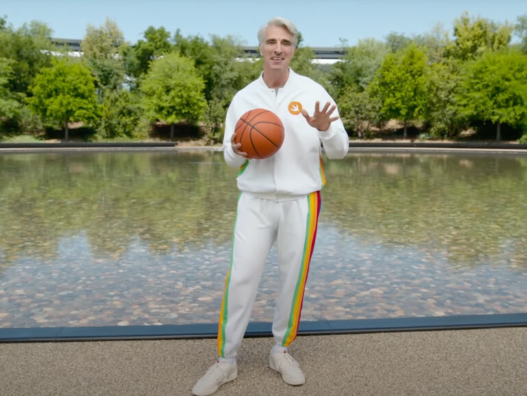 Craig Federighi scheint sich für keinen Gag zu schade zu sein und war in der Vergangenheit somit wiederholt ein Garant für – im doppelten Wortsinn – merkwürdige Momente in Apples Präsentationen, wie hier anlässlich der WWDC 2022.