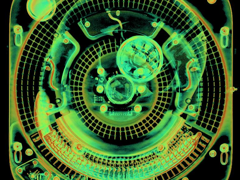 Der Mac mini im Röntgen