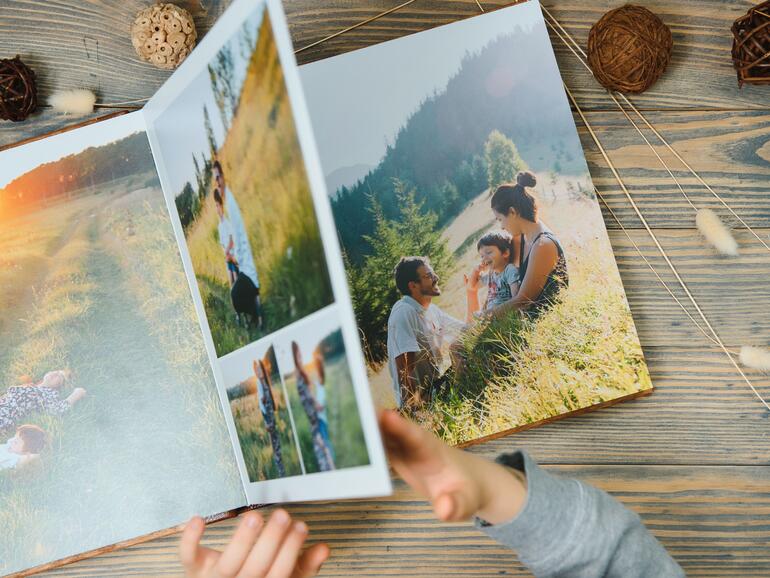 Ganzflächige Fotos: Damit besondere Bilder auch besonders zur Geltung kommen, empfiehlt es sich, diese seitenfüllend zu platzieren. Bei Layflat-Büchern können Sie einzelne Fotos auch prima auf einer kompletten Doppelseite platzieren.