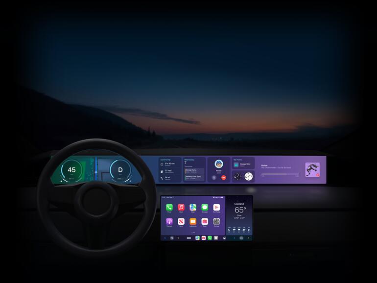 So könnte CarPlay 2.0 in einem Cockpit aussehen.