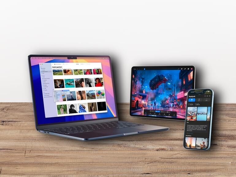 Ein Fotobuch gestalten, mit dem iPad zeichnen, den nächsten Urlaub planen: Mit Ihren Apple-Produkten können Sie kreative Projekte umsetzen.