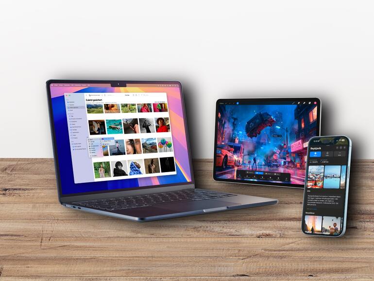 Ein Fotobuch gestalten, mit dem iPad zeichnen, den nächsten Urlaub planen: Mit Ihren Apple-Produkten können Sie kreative Projekte umsetzen.