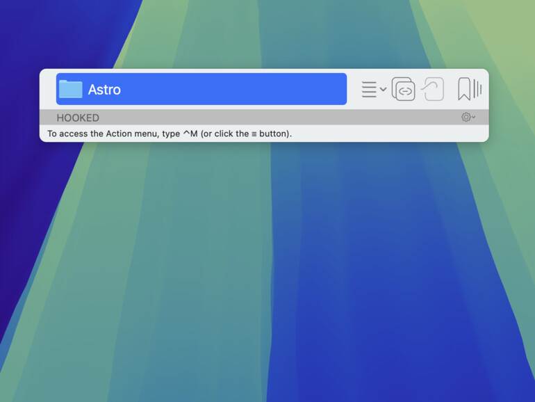 Nit Hookmark lassen sich Dateien verknüpfen.