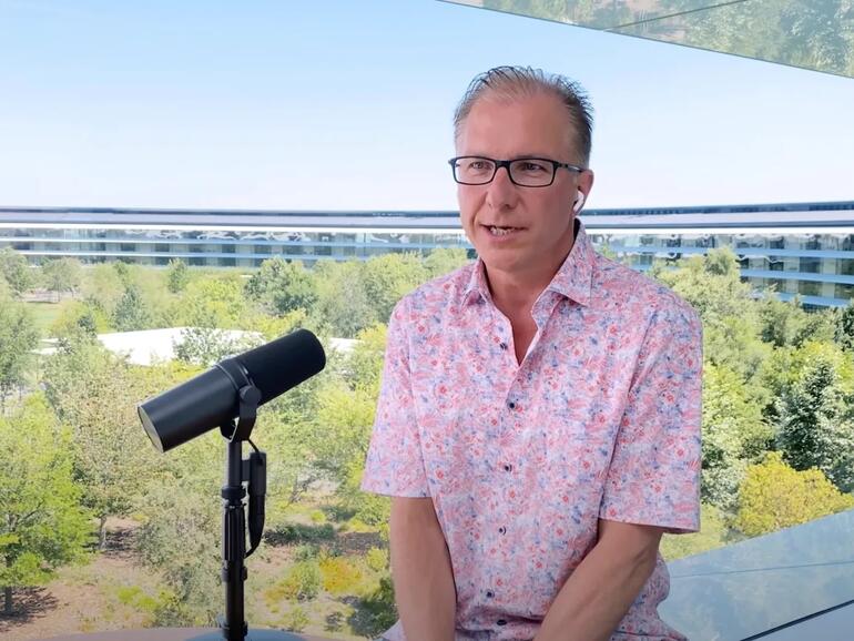 Seit ein paar Jahren gehört Joz auch zu der ausgewählten Gruppe von Menschen, die Apple in Presseterminen vertreten.