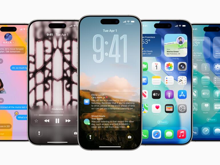 iOS 26 bringt vor allem viele Detailverbesserungen mit – und ein neues Design: Liquid Glass.