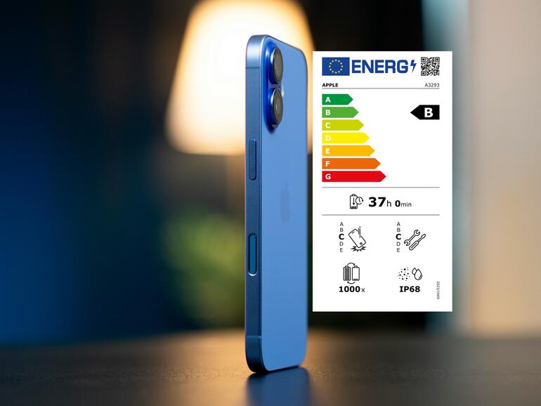 iPhones und iPads kommen jetzt mit dem EU-Energielabel.