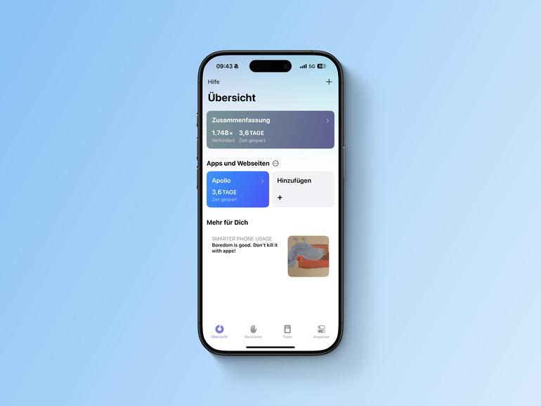 Unsere App des Monats: One Sec