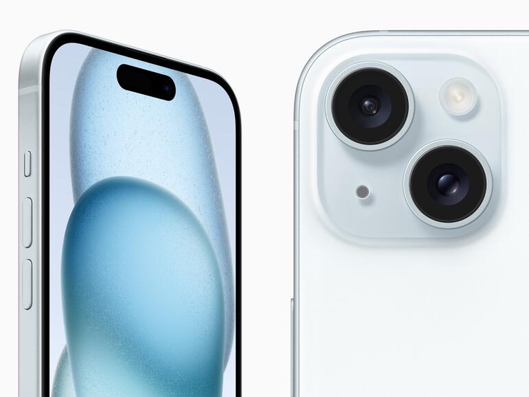 Die Kameras bei iPhone 15 und iPhone 15 Plus