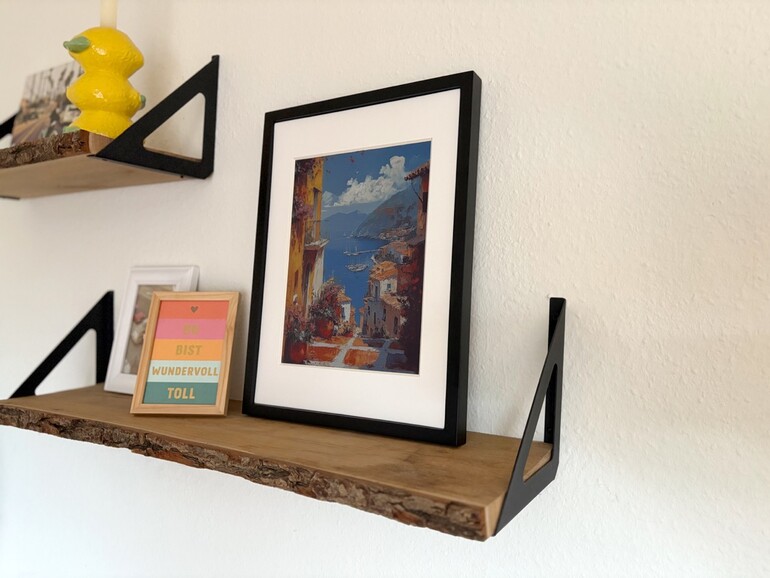 Kaum zu unterscheiden: Der Reflection Frame wirkt wie ein gedrucktes Bild.