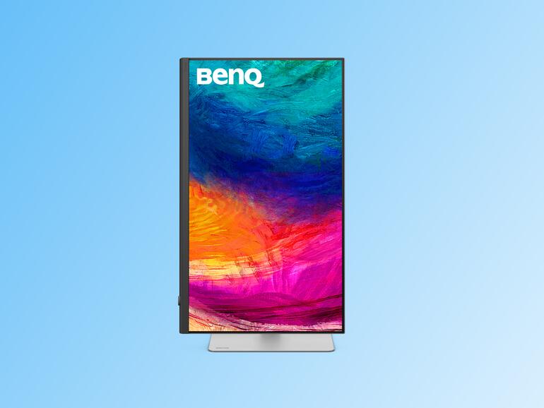 Hochformat? Kein Problem, das Display kann einfach um 90 Grad gedreht werden.