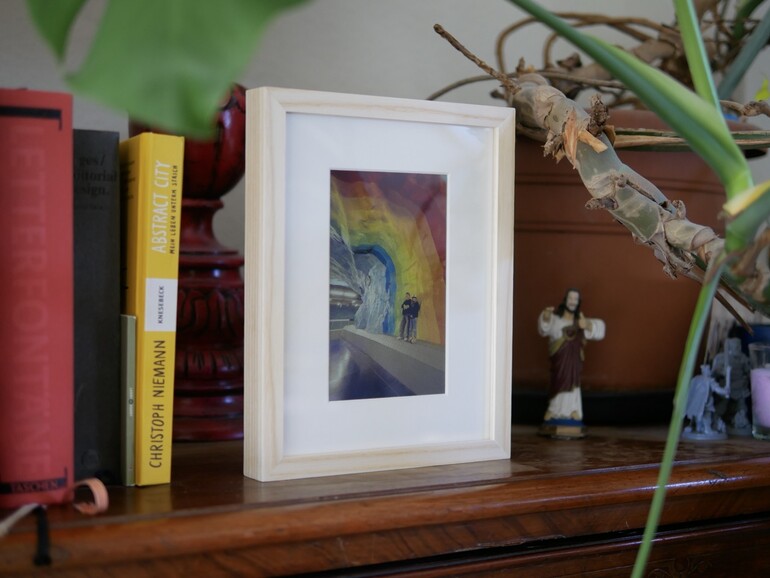 Analoge Zurückhaltung: Der Paper 7 ist ein digitaler Bilderrahmen mit E-Ink-Display.