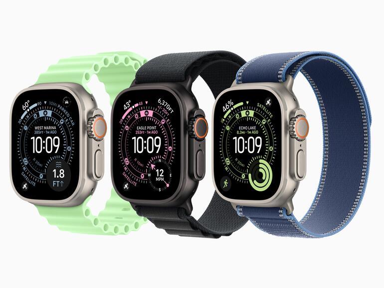Wer die maximale Akkulaufzeit will, findet sie in der Apple Watch Ultra. Mit Stromsparfunktionen aktiviert, kann sie laut offizieller Angaben drei Tage lang durchhalten.