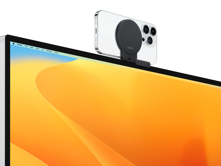 Den Belkin Mount gibt es für externe Displays und Laptops.