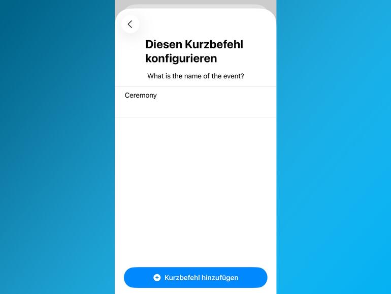 Auch diese Einstellung ist selbsterklärend.