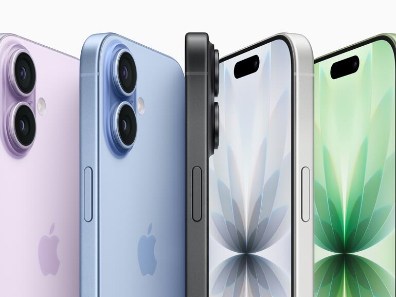 Anders als die Geschwistermodelle muss sich das iPhone 17 mit 8 GB RAM begnügen.