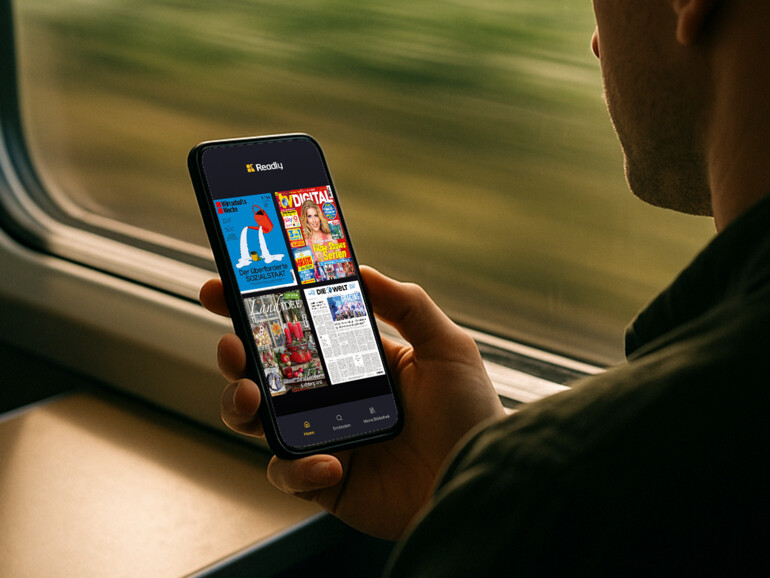 Kein Netz? Kein Problem! Bei Readly kannst du deine Lieblingsmagazine auch offline lesen.
