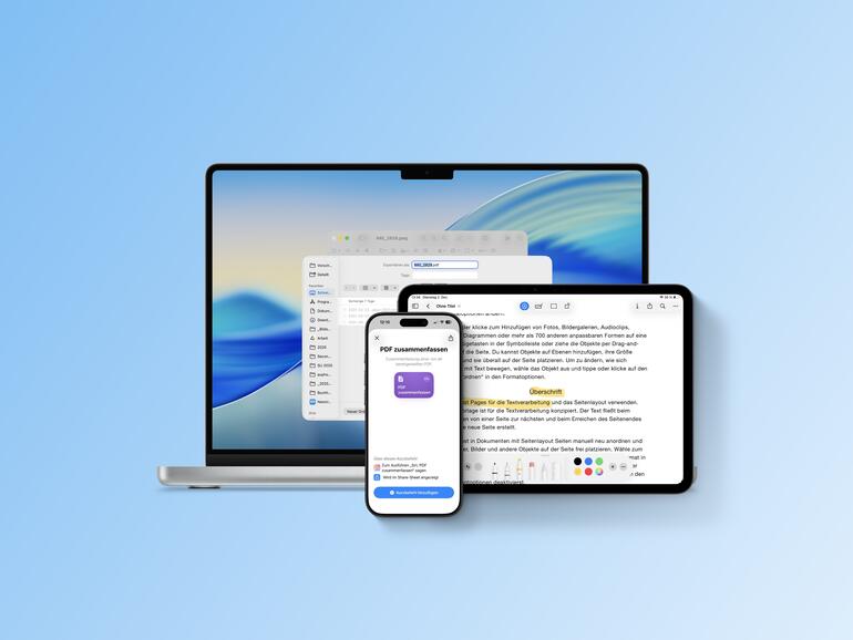 Mit Apples Vorschau-App gibt es schon lange eine gute App zum Betrachten und Bearbeiten von PDFs auf dem Mac. Seit Version 26 ist sie zudem auch auf iPhone und iPad zu finden.