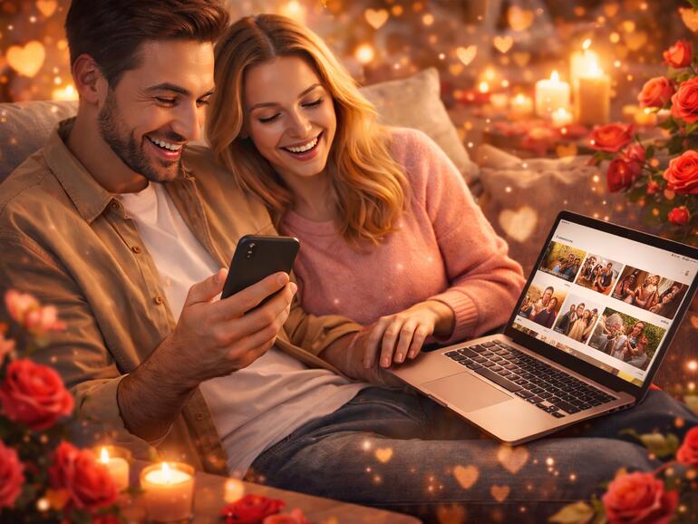 Fotos sichern statt Candlelight-Dinner.. auf pCloud bleiben die Erinnerungen dauerhaft erhalten.