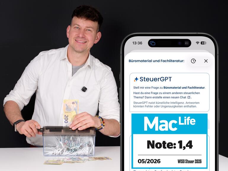 Steuern sparen statt Geld verschenken? WISO Steuer am Mac und iPhone kann dabei helfen.