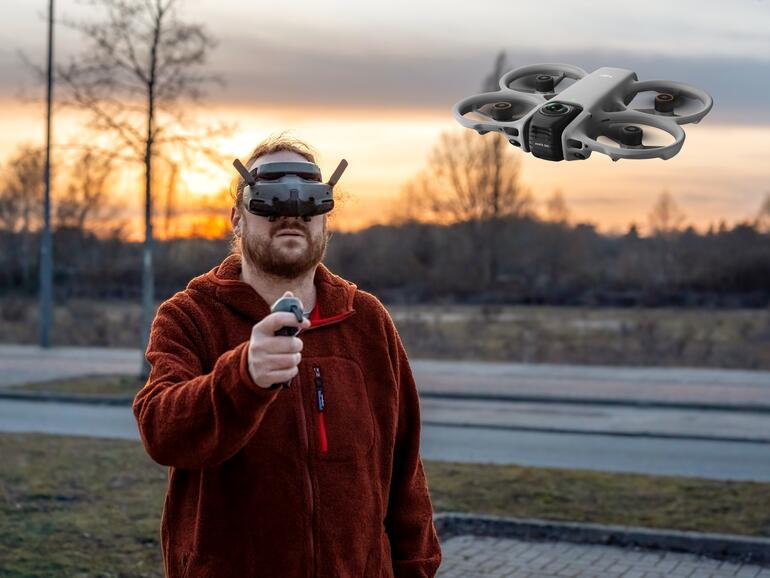 Die Avata 360 ist in verschiedenen Bundles erhältlich, auch bereits vorhandenes Zubehör lässt sich weiter nutzen – etwa die DJI Goggles 3.