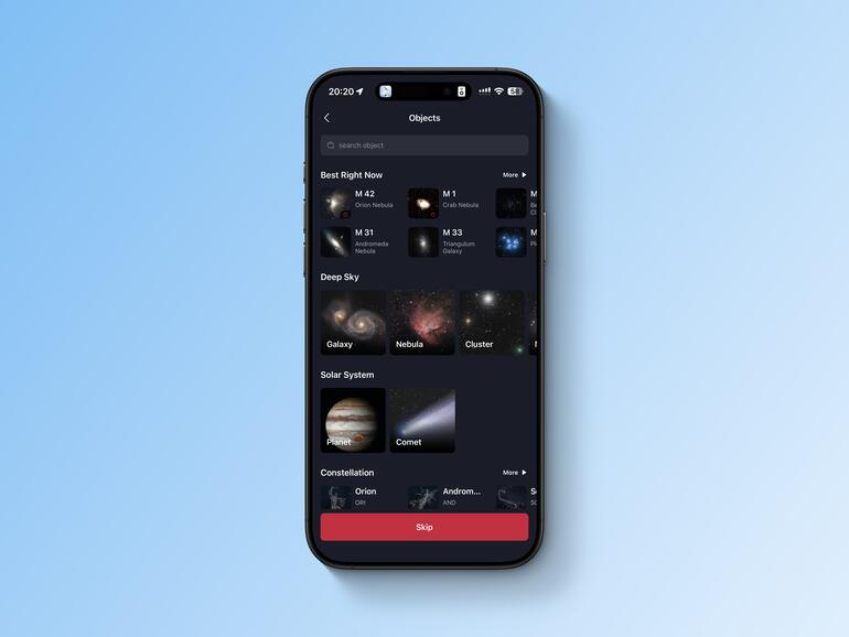Die Bedienoberfläche der App ist leicht verständlich, nur leider nicht auf Deutsch. Man findet sich dennoch leicht zurecht: „Best right now“ etwa führt zu den lohnenswertesten Zielen des jeweiligen Abends.