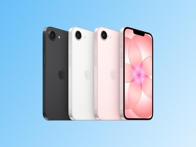 Neu im Sortiment: Hellrosa gesellt sich zu Schwarz und Weiß. Alle drei Farbvarianten unterstützen erstmals MagSafe.