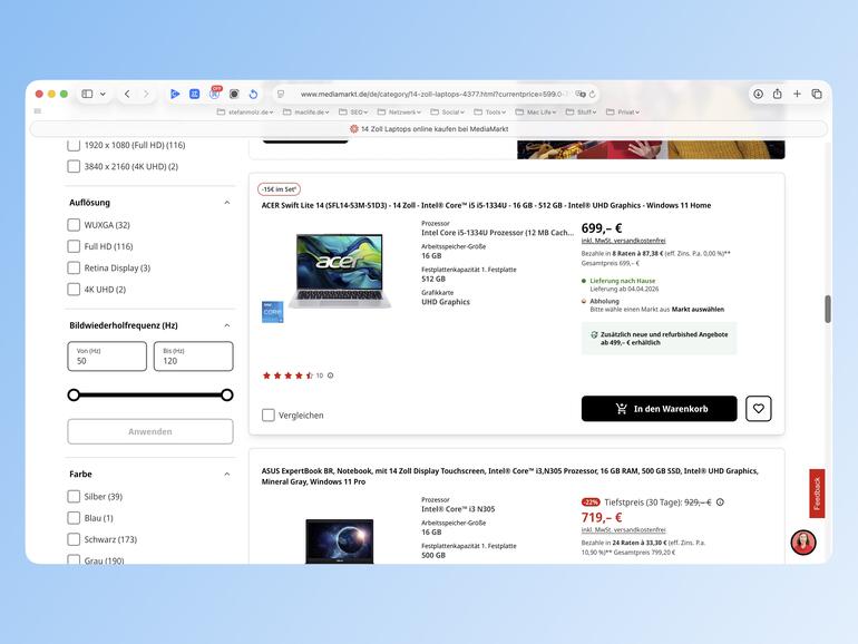 Für 700 Euro gibt es in der Windows-Welt selten mehr als ein knarzendes Plastikgehäuse, ein blasses Display und ein fragwürdiges Trackpad. Von der Leistung sprechen wir erst gar nicht.