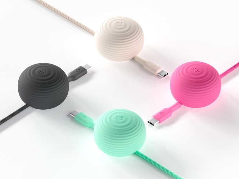 Poppig: Neben Beige und Dunkelgrau strahlt das Kabel in Türkis oder Pink.
