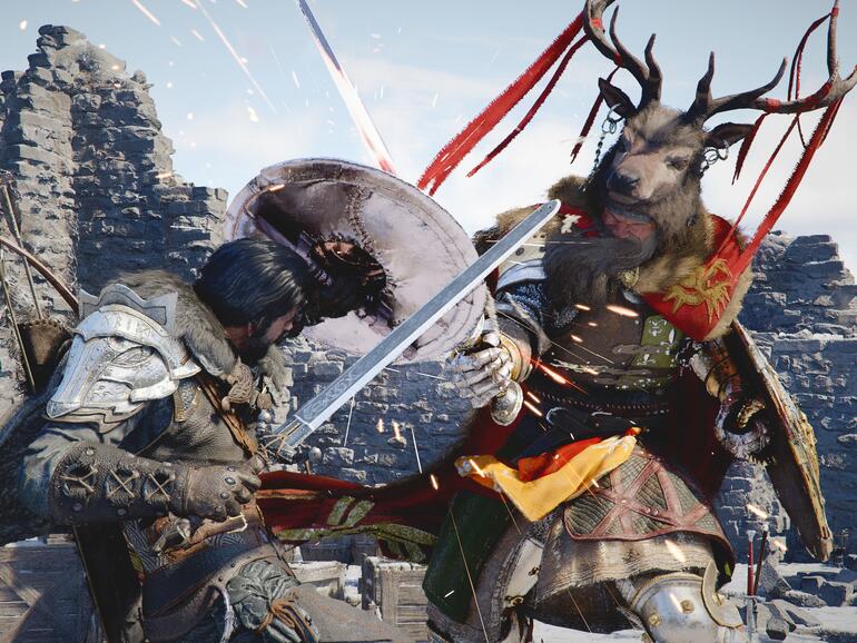 In der Welt von Crimson Desert warten zahlreiche Bosskämpfe auf den Spieler, wobei immer wieder auch neue Aktionen erlernt werden. In der Konsequenz fühlt sich die Steuerung mit zunehmender Spielzeit auch immer komplexer an.