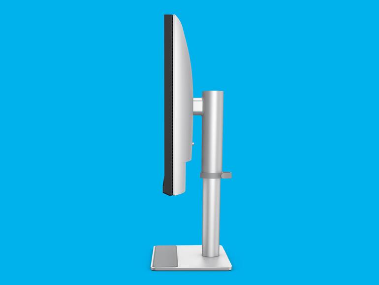 Seitlich ist das 5K-Display von BenQ nicht ganz so schlank wie ein iMac oder das Apple Studio Display.