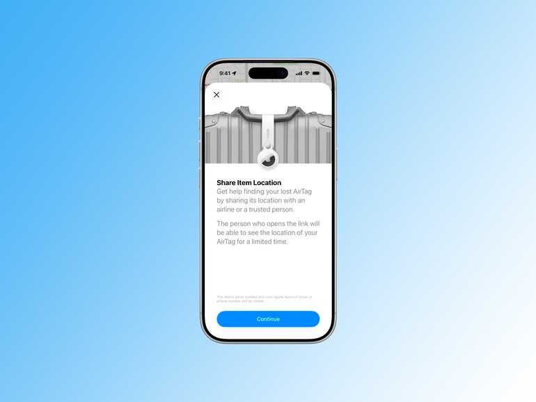 Um AirTag und „Wo ist?“ zu nutzen, benötigst du einen Apple Account und musst bei iCloud angemeldet sein.