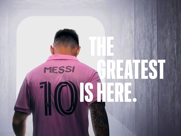 Der MLS Pass auf Apple TV bringt Fans Stars wie Fußballikone Messi näher.