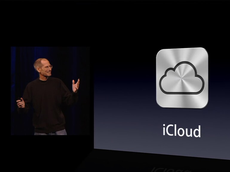 Den Großteil der Keynote-Präsentation musste Jobs abgeben, doch bei der Vorstellung der neuen iCloud-Funktionen übernahm der Chef wieder selbst.