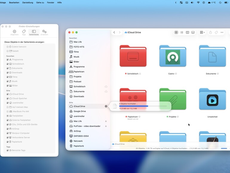 iCloud Drive eignet sich hervorragend zum Synchronisieren und Übertragen von Daten und Dokumenten.
