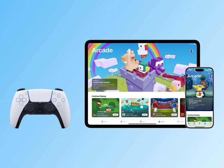 Sie können einen aktuellen PlayStation- oder Xbox-Controller an Ihrem iPad nutzen.