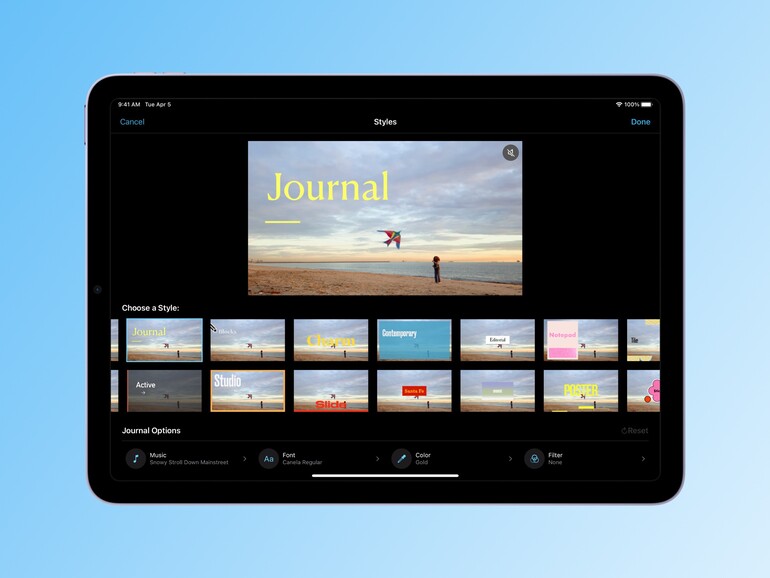 Schnell und einfach Clips erstellen: iMovie bleibt unsere bevorzugte App für Filme.