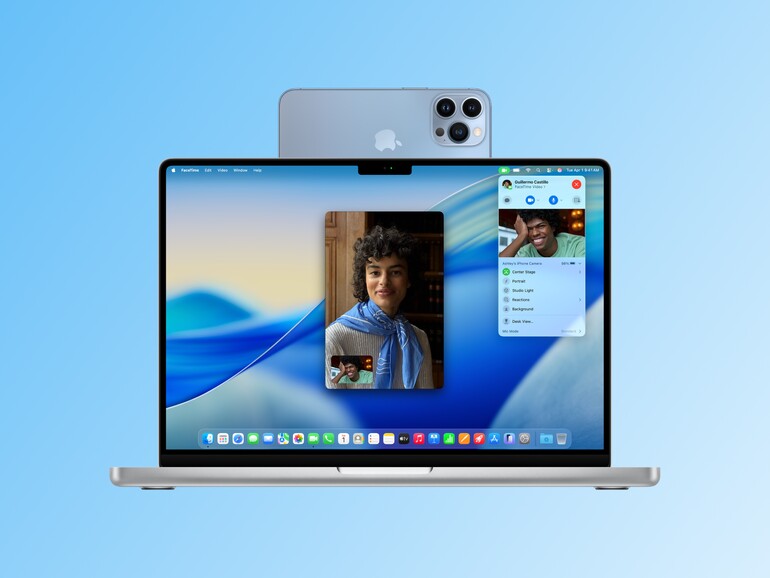 Sie können Ihr iPhone als Webcam am Mac nutzen.