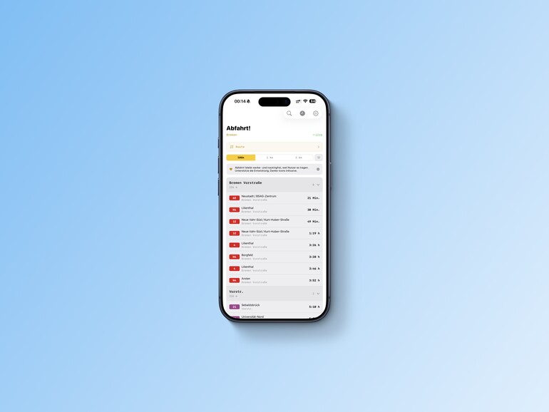 Unsere App des Monats: Abfahrt!