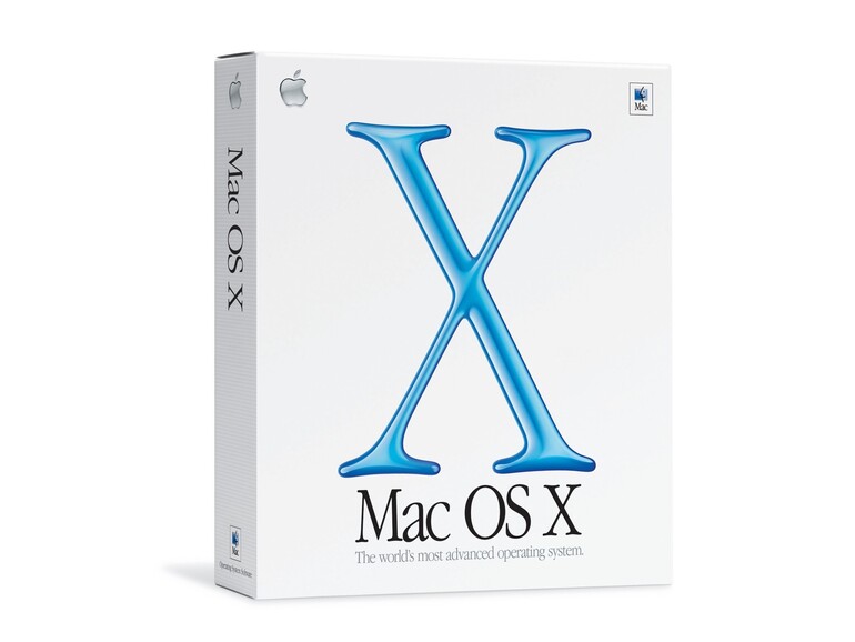 Steve Jobs präsentierte das neue Mac-Betriebssystem Mac OS X mit damals beeindruckenden Demos und unter tosendem Applaus.