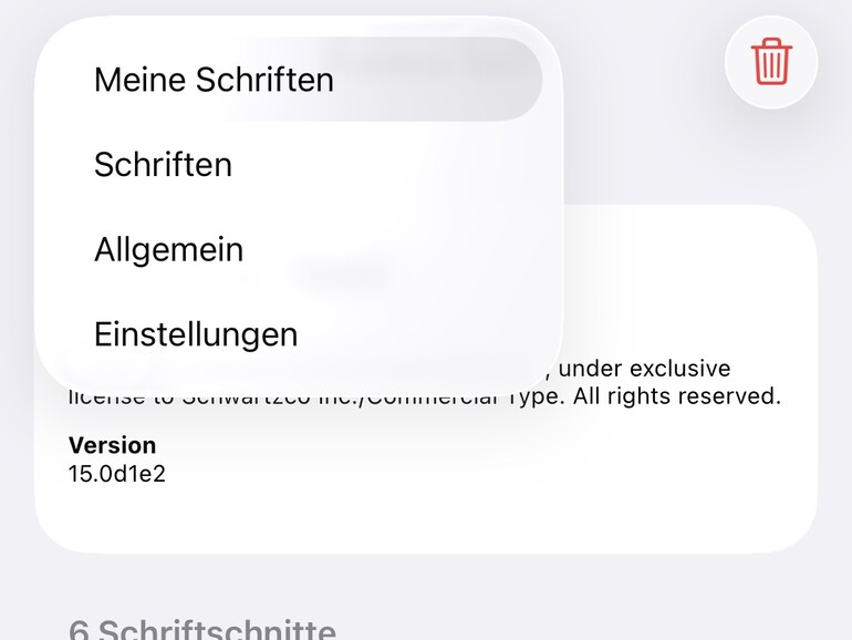 Durch das Aufrufen des Pfads lässt sich der Weg durch bereits besuchte Menüs deutlich einfacher zurückverfolgen.