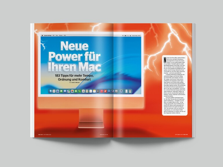 183 Tipps sorgen für mehr Tempo, Ordnung und Komfort auf Ihrem Mac.
