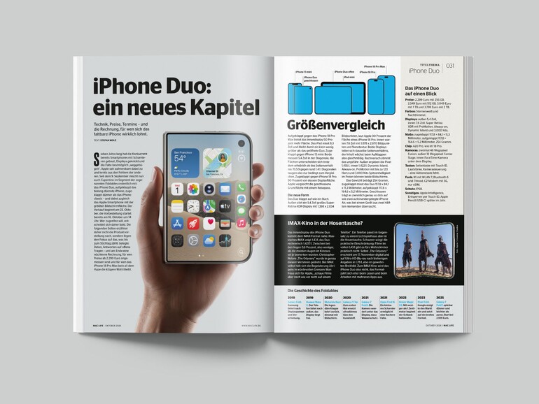 Belegte Daten statt Hype: Wir rechnen vor, für wen Apples erstes Foldable ab 2.299 Euro angemessen ist.