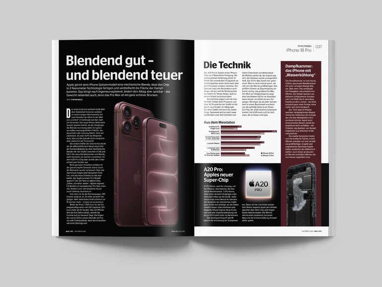Variable Blende, A20-Pro-Chip und Dampfkammer: Der XXL-Test zeigt, was das Spitzenmodell im Alltag herausholt.