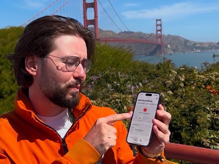Anton Baranov vor der Golden Gate Bridge. Aus der Idee für die Swift Student Challenge ist mittlerweile eine weltweit erfolgreiche App geworden.
