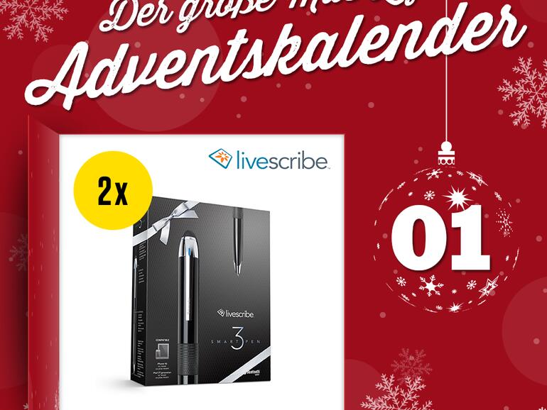 Gewinnen Sie einen von zwei papierbasierten und computerkompatiblen Livescribe-Stiften