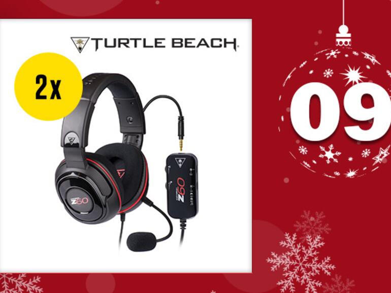 Einen von zwei Turtle Beach Kopfhörern (Z60) gewinnen.