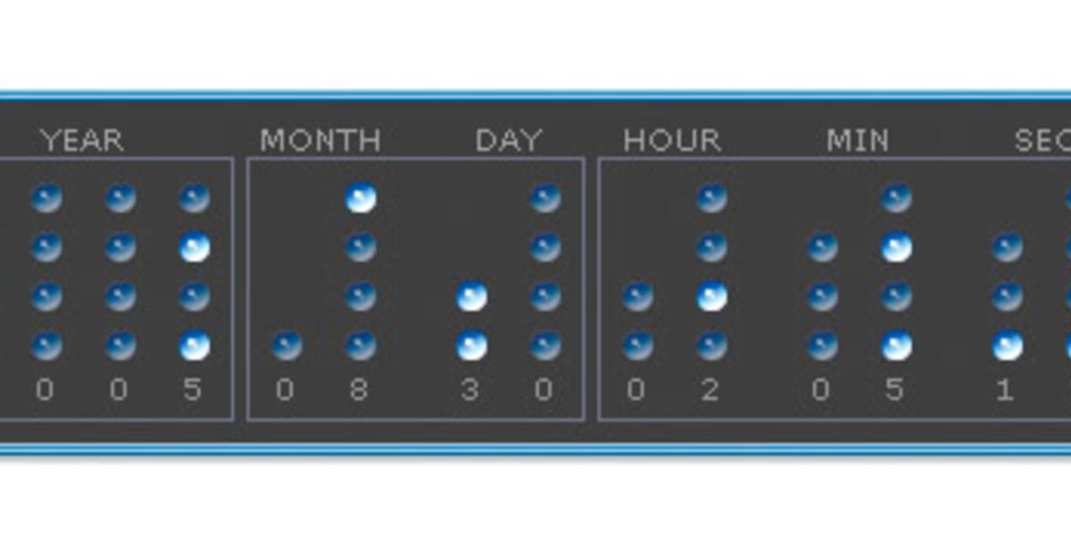 Binary-Coded Digital Clock | Mac Life