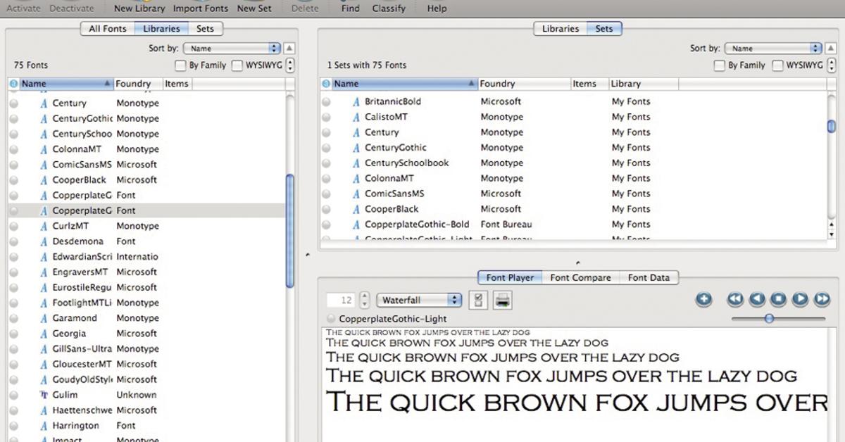 Font Management Software Mac Free